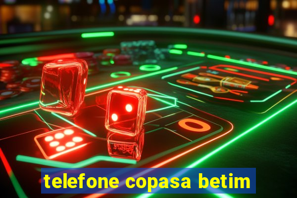 telefone copasa betim